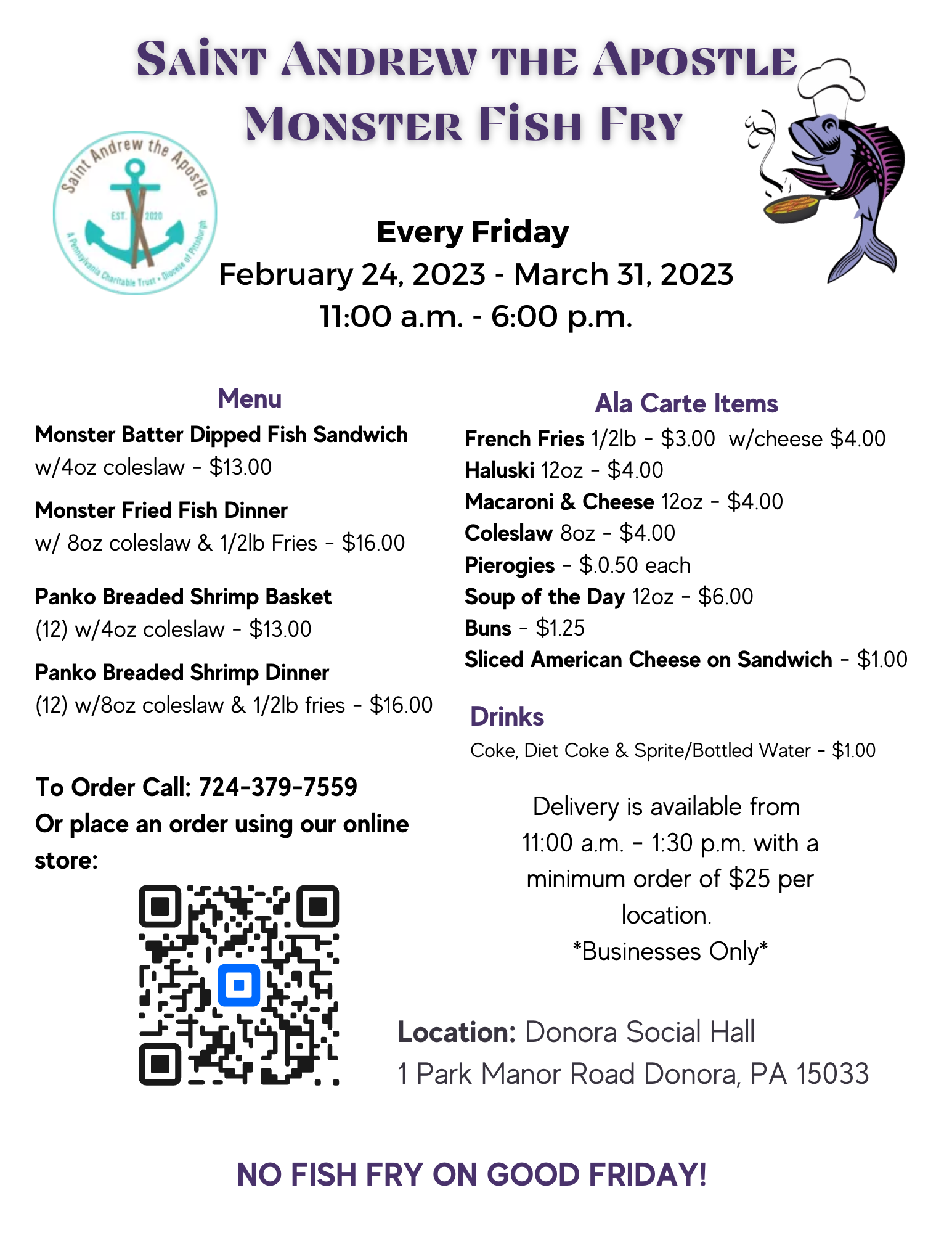 Events & Fundraisers St. Andrew the Apostle Charleroi